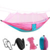Sleeping Swing with Anti-Mosquito Parachute Cloth: Double 210T Nylon Aerial Camping Tent and Outdoor Mosquito Net Hammock