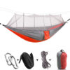 Sleeping Swing with Anti-Mosquito Parachute Cloth: Double 210T Nylon Aerial Camping Tent and Outdoor Mosquito Net Hammock