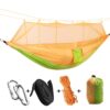 Sleeping Swing with Anti-Mosquito Parachute Cloth: Double 210T Nylon Aerial Camping Tent and Outdoor Mosquito Net Hammock
