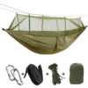 Sleeping Swing with Anti-Mosquito Parachute Cloth: Double 210T Nylon Aerial Camping Tent and Outdoor Mosquito Net Hammock