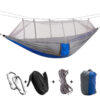 Sleeping Swing with Anti-Mosquito Parachute Cloth: Double 210T Nylon Aerial Camping Tent and Outdoor Mosquito Net Hammock