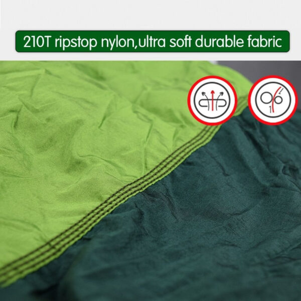 Sleeping Swing with Anti-Mosquito Parachute Cloth: Double 210T Nylon Aerial Camping Tent and Outdoor Mosquito Net Hammock