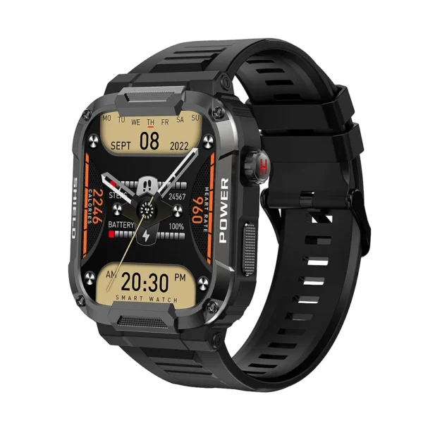 Smart Watch for Men Android and iOS Compatible 1.85" Touch Screen IP68 Waterproof