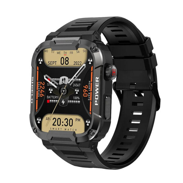 Smart Watch for Men Android and iOS Compatible 1.85" Touch Screen IP68 Waterproof