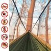 Sleeping Swing with Anti-Mosquito Parachute Cloth: Double 210T Nylon Aerial Camping Tent and Outdoor Mosquito Net Hammock