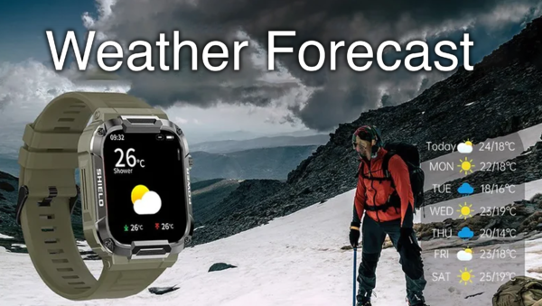 Smart Watch for Men Android and iOS Compatible 1.85" Touch Screen IP68 Waterproof